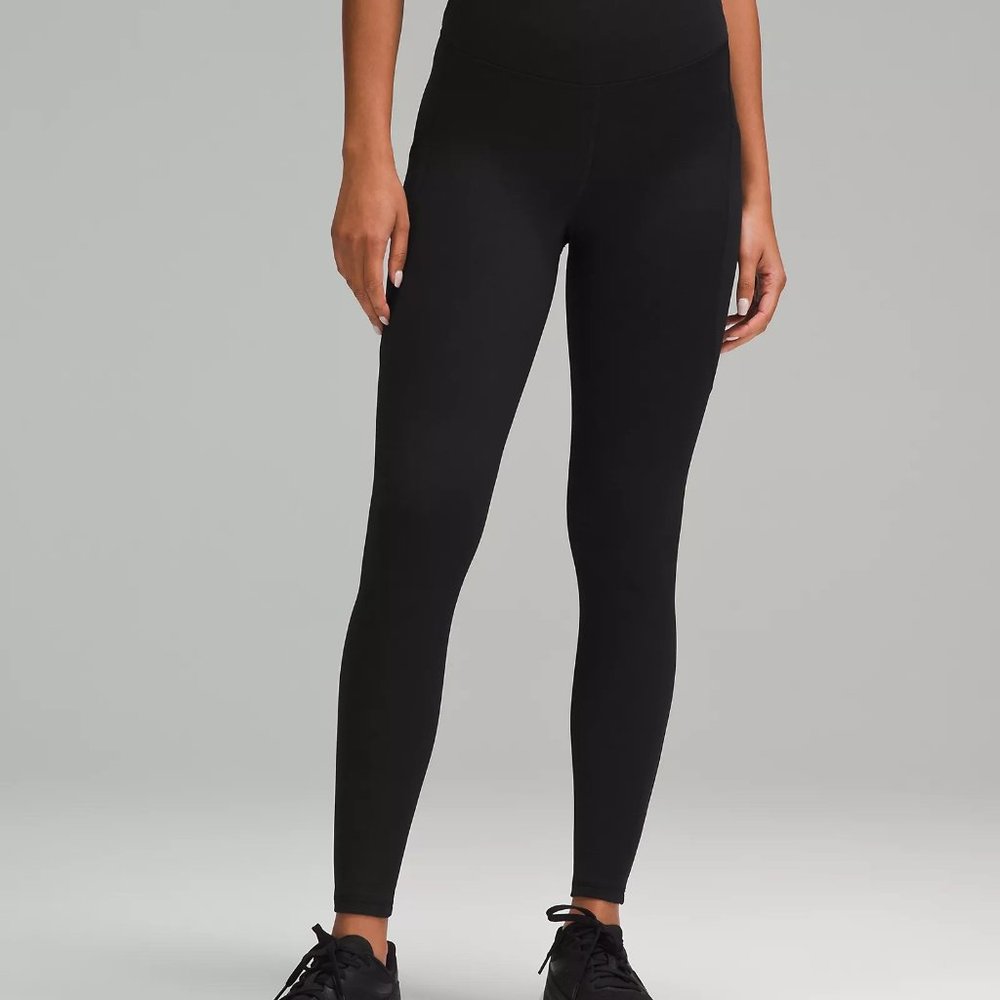 Black Lululemon Thermal Leggings